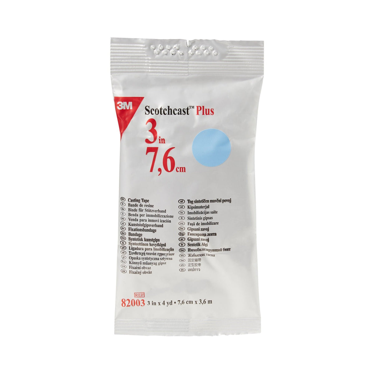 3M Scotchcast Plus, Cast Tape, Light Blue, Fiberglass - Resin - LL Medico