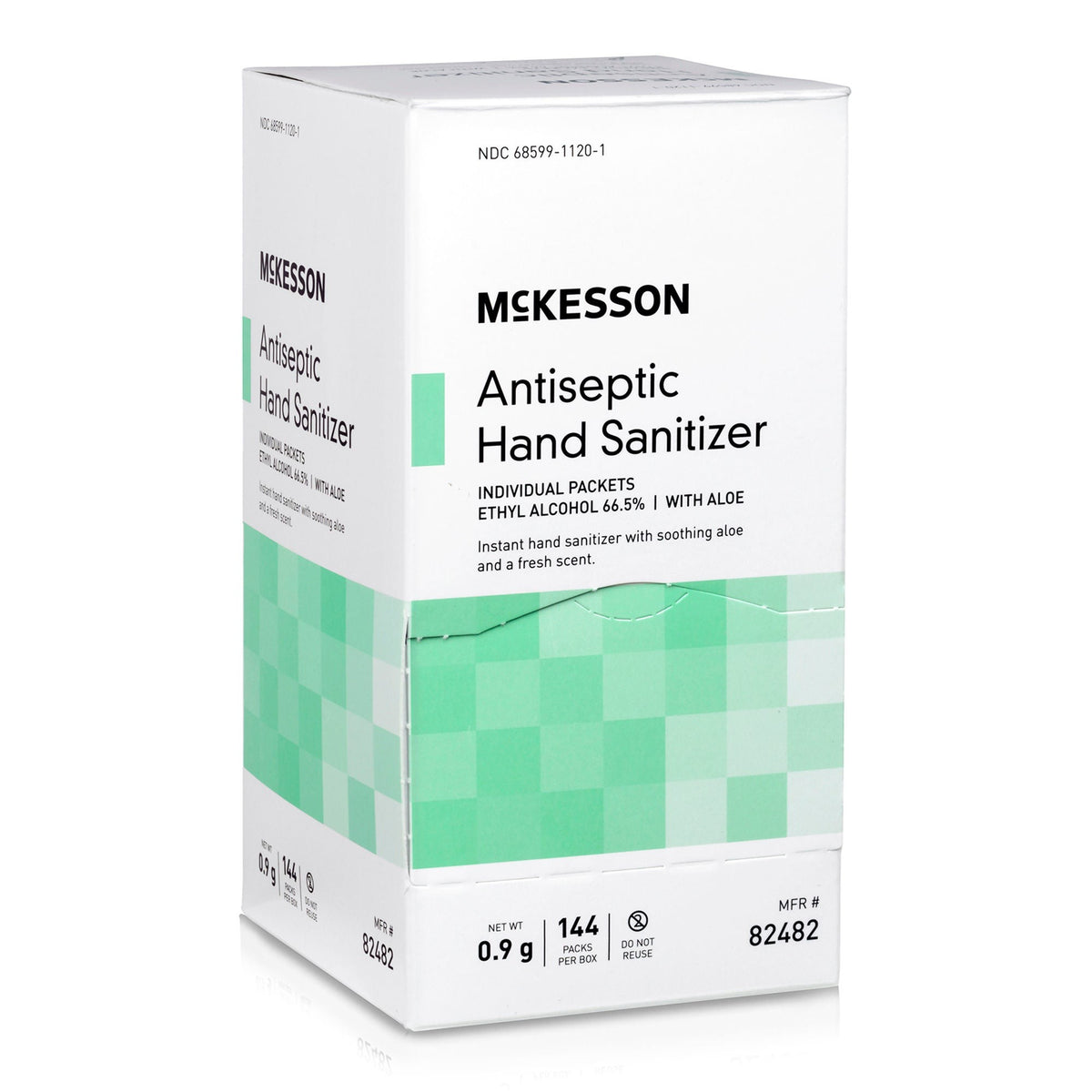 McKesson Antiseptic Hand Sanitizer Gel, 0.9 g