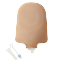 Hollister Premier One-Piece Urostomy Pouch, Flat, Pre-Cut, Transparent, 9-Inch