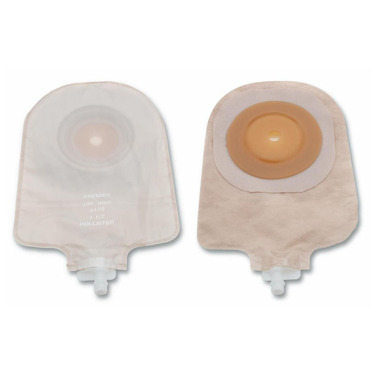 Hollister Premier One-Piece Urostomy Pouch, Convex, Cut-to-Fit, Transparent, 9-Inch