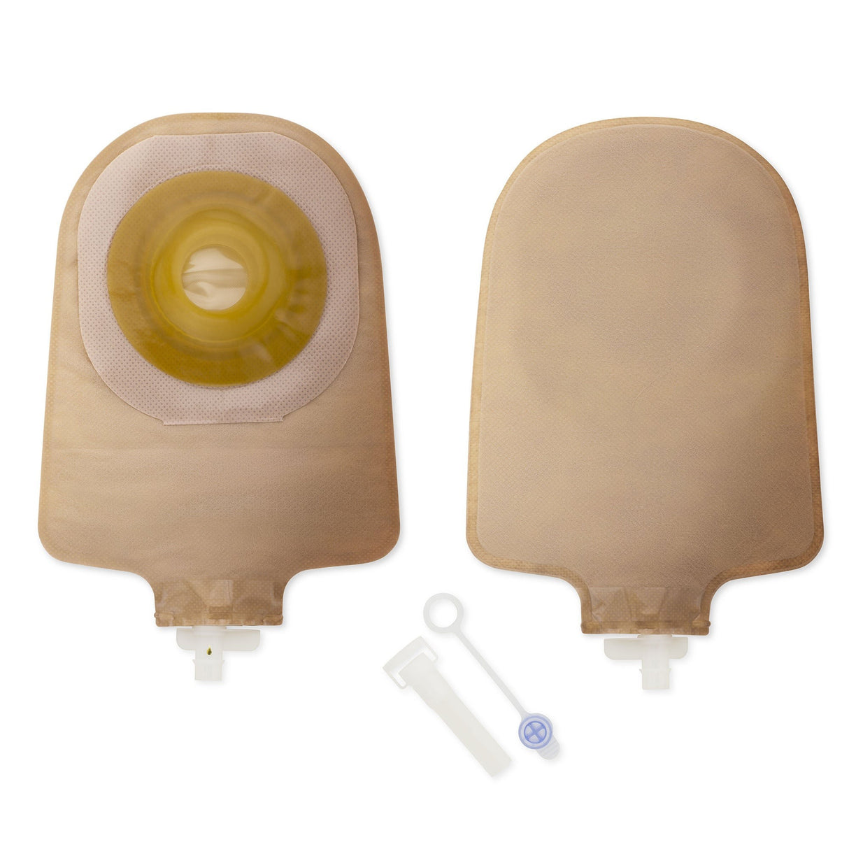 Hollister Premier One-Piece Urostomy Pouch, Convex, Pre-Cut, Beige, 9-Inch