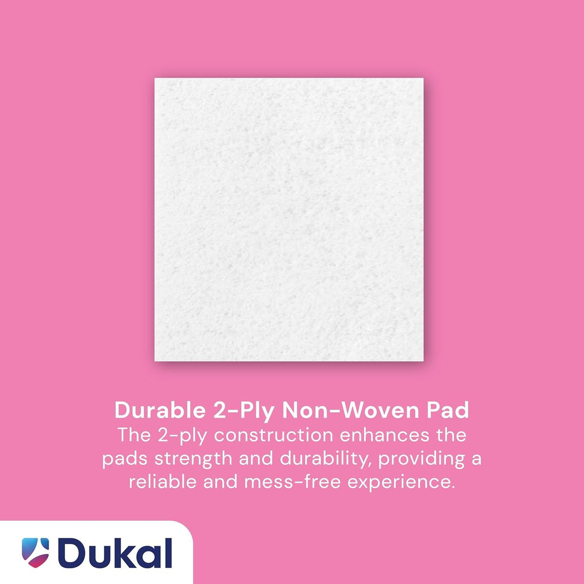Dukal Nail Polish Remover Pads, 50 mm x 57 mm