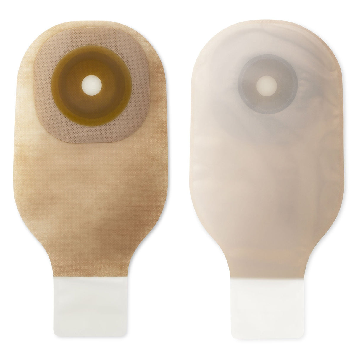 Hollister Premier Flextend One-Piece Colostomy Pouch, Flat, Pre-Cut, Transparent, 12-Inch
