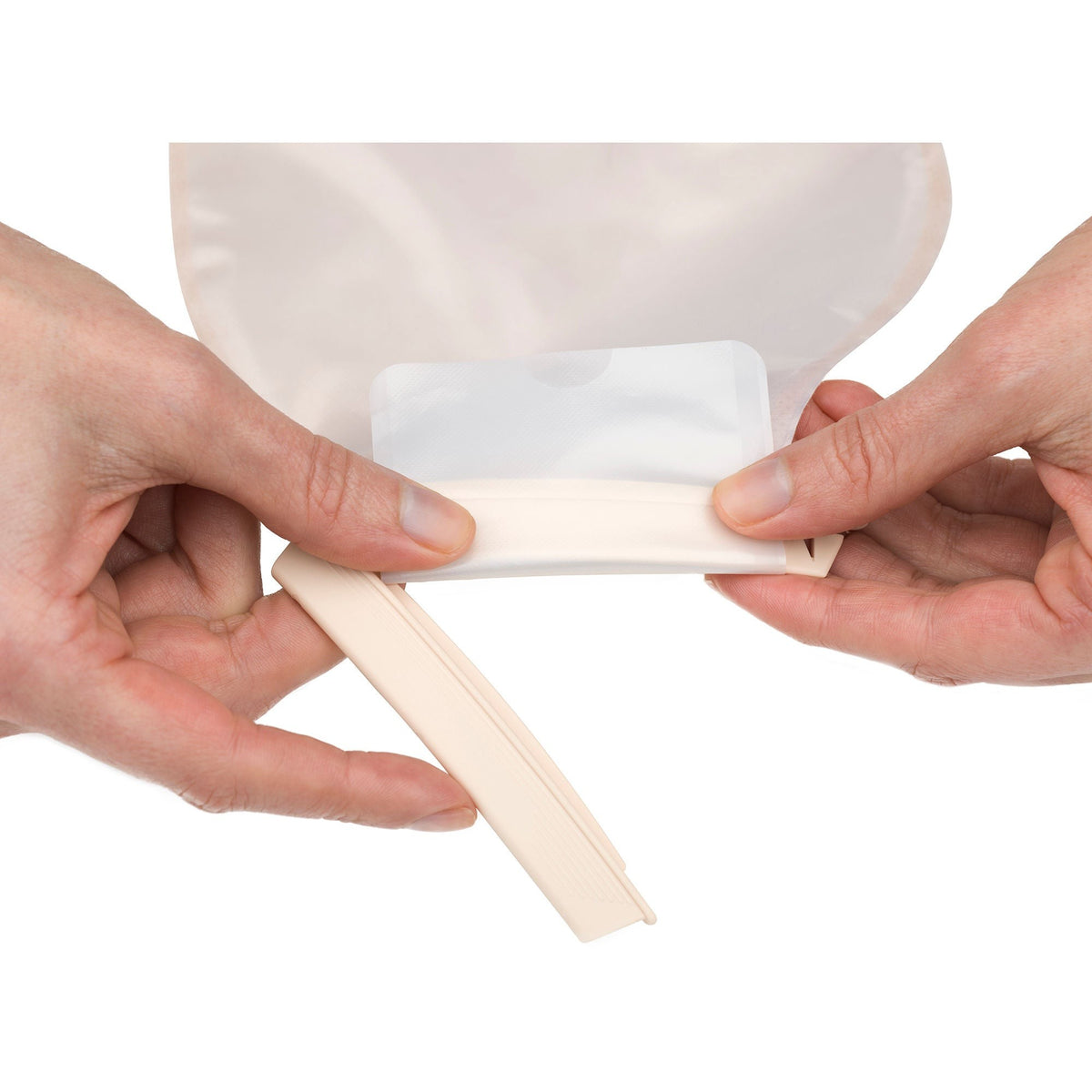 Hollister Premier Flextend One-Piece Colostomy Pouch, Flat, Pre-Cut, Transparent, 12-Inch
