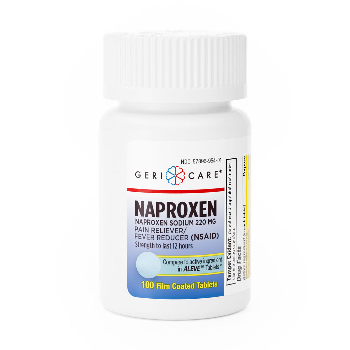 Geri-Care Naproxen Sodium Pain Relief, 220 mg, Tablet - 100 count - LL Medico