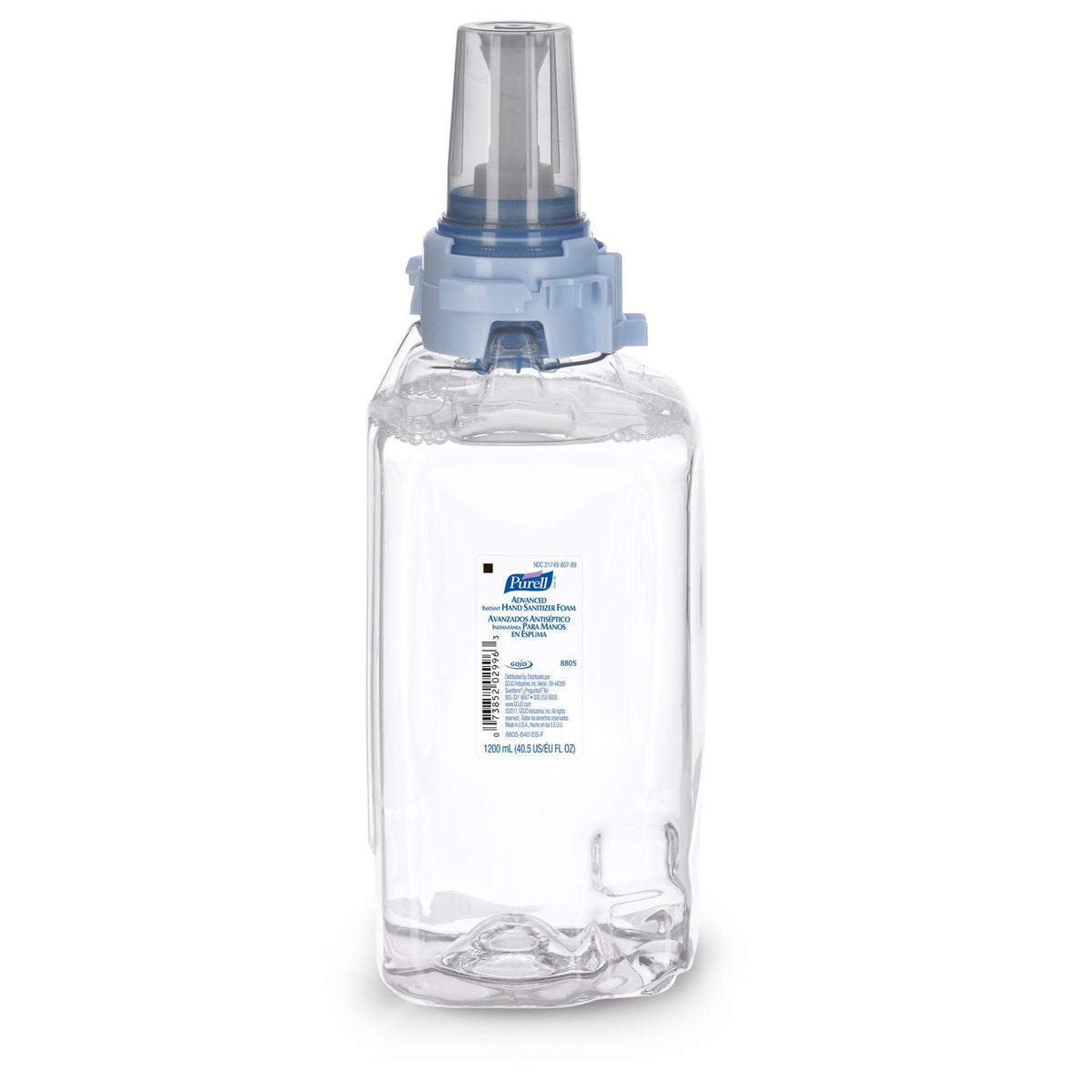 Purell Advanced Hand Sanitizer Foam, 70% Ethyl Alcohol, 1,200 mL Refill Bottle - 8805-03 - LL Medico