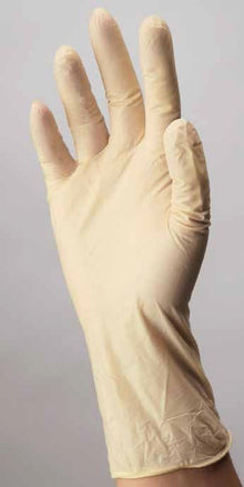 Esteem Stretch Vinyl Exam Gloves, Powder-Free, Cream