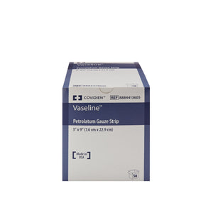 Cardinal Health Vaseline Petrolatum Impregnated Dressing, 3 x 9 Inch