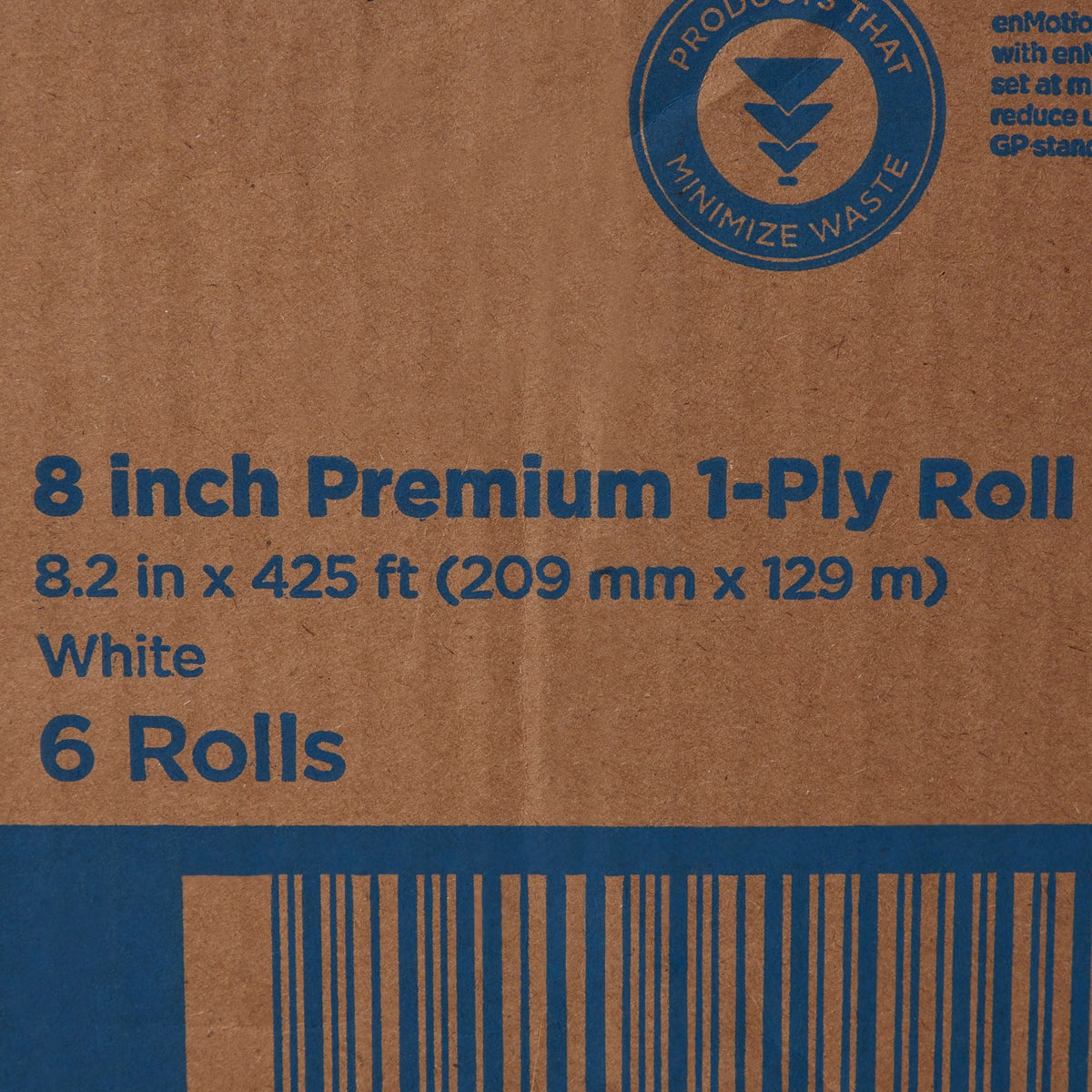 enMotion White Premium Touchless Paper Towel, Hardwound Roll, White, Paper, 8.2" x 425' - 89410 - LL Medico