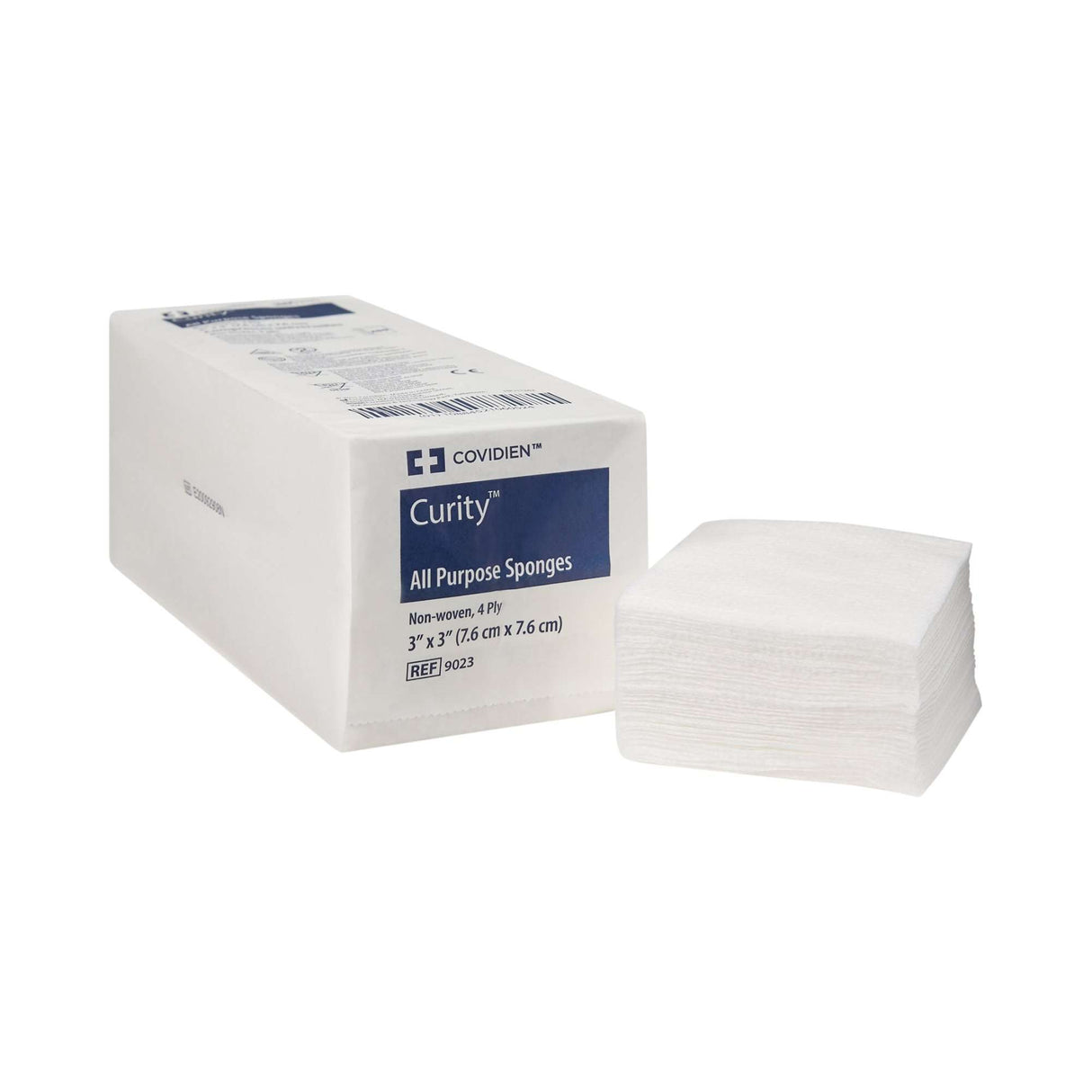 Curity Nonwoven Sponge, 2 x 2 Inch, Three-Ply