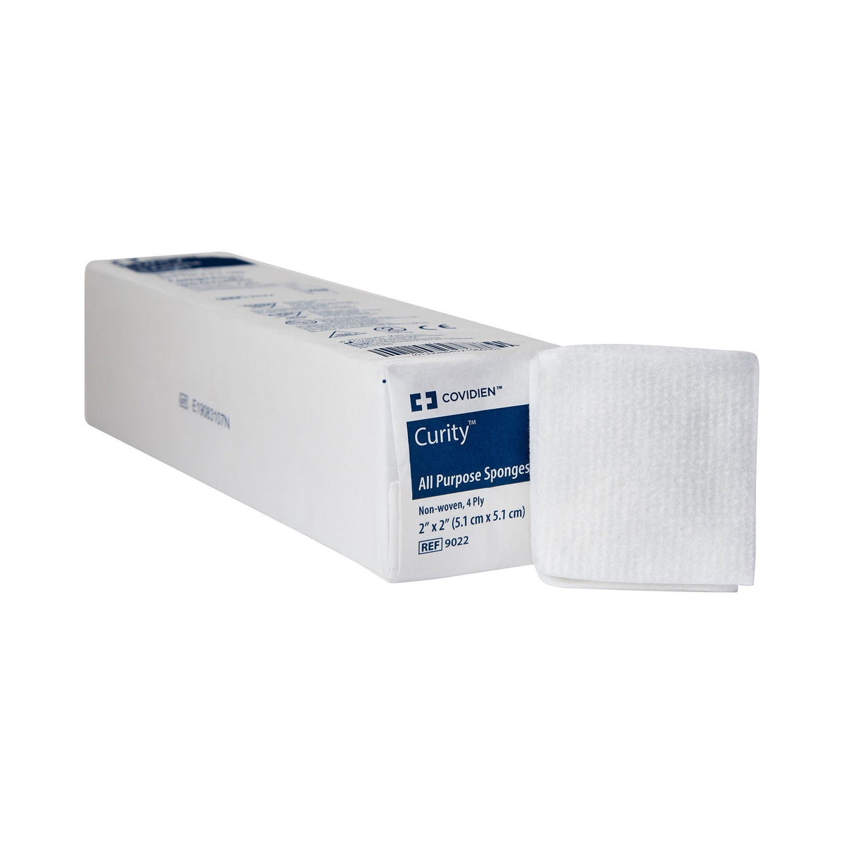 Cardinal Health Curity Nonwoven Sponge, 2 x 2 Inch, 4-Ply