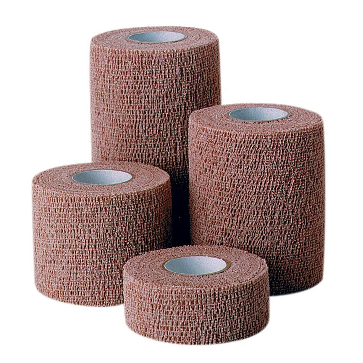 CoFlex LF2 Cohesive Bandage, Self-Adherent Closure, Tan, Foam, NonSterile - LL Medico