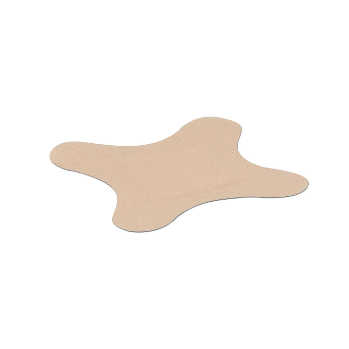 Dukal Flex-Band Adhesive Strip Fabric Tan, Four-Wing Shape, 3" x 3", Sterile