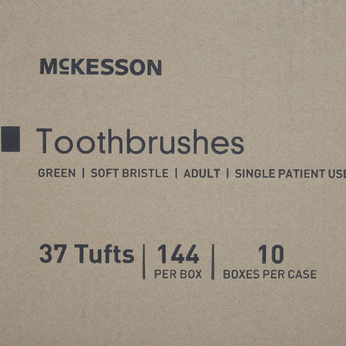 McKesson Adult Soft Bristle Straight Toothbrush, Green