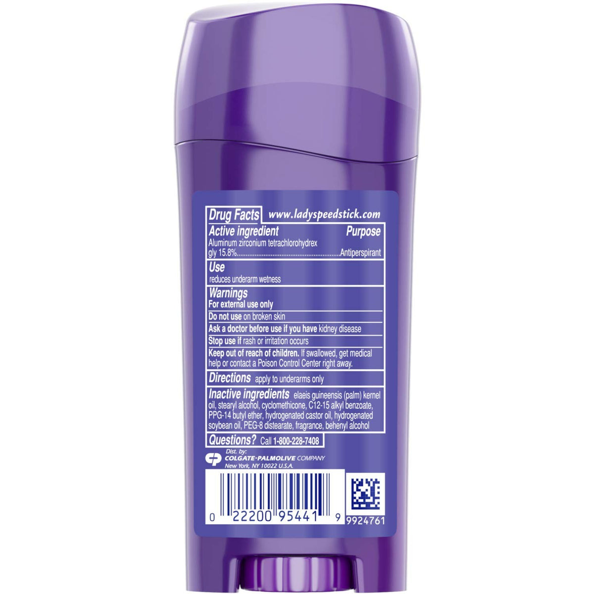 Lady Speed Stick Invisible Dry Antiperspirant Deodorant, Shower Fresh, 2.3 oz - 96299 - LL Medico