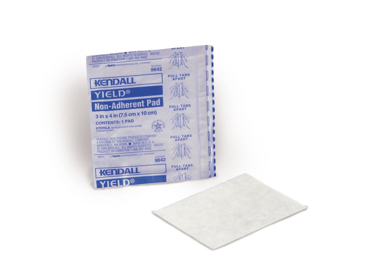 Dermacea Non-Adherent Dressing, Sterile, 3 x 4", White, Rayon / Polyester - 9642--Single - LL Medico