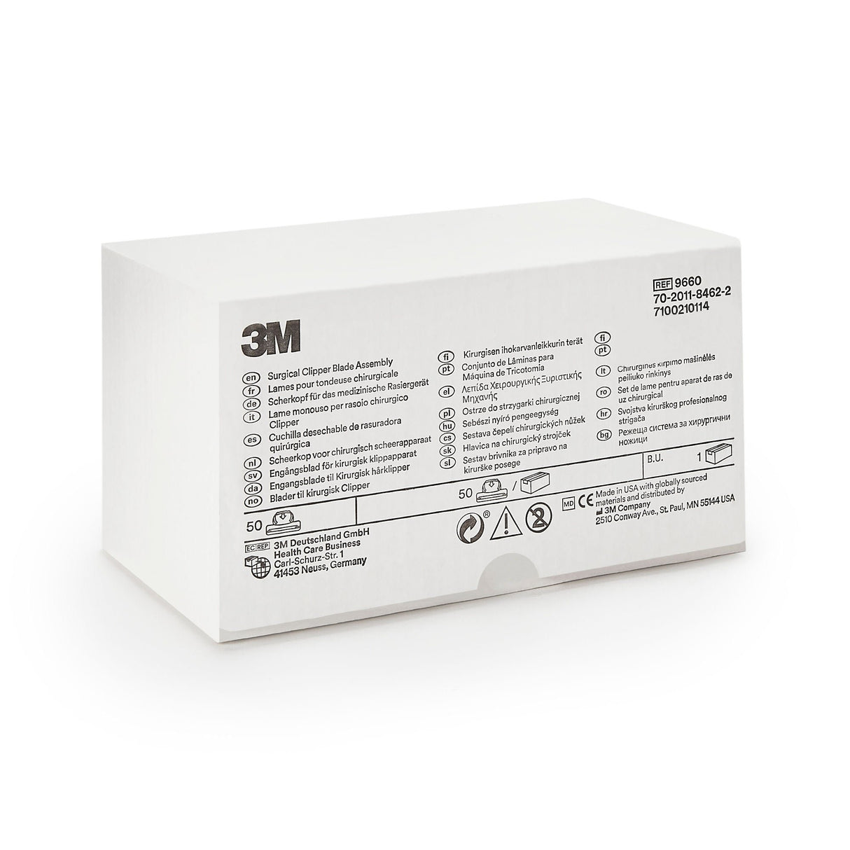 3M Surgical Clipper Blade for 9661 Clipper, NonSterile