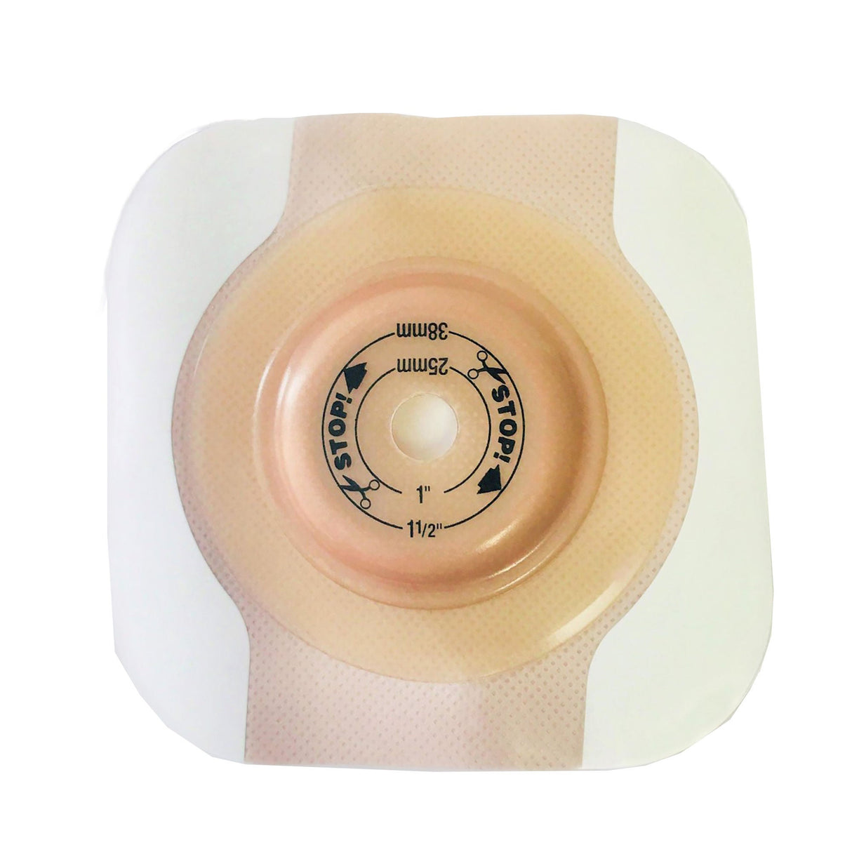 Hollister New Image CeraPlus Skin Barrier, Convex, Trim to Fit, Extended Wear, Tape Border, 44 mm Flange - 11402 - LL Medico