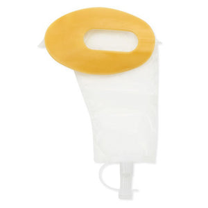 Hollister Female Urinary Pouch Kit, 4.5 Inch Width, 7.5-Inch One-Piece Pouch, Flat, Transparent