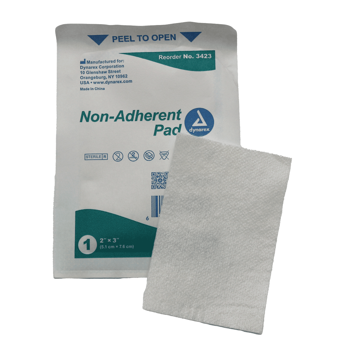dynarex Nonadherent Dressing, 2 x 3 Inch