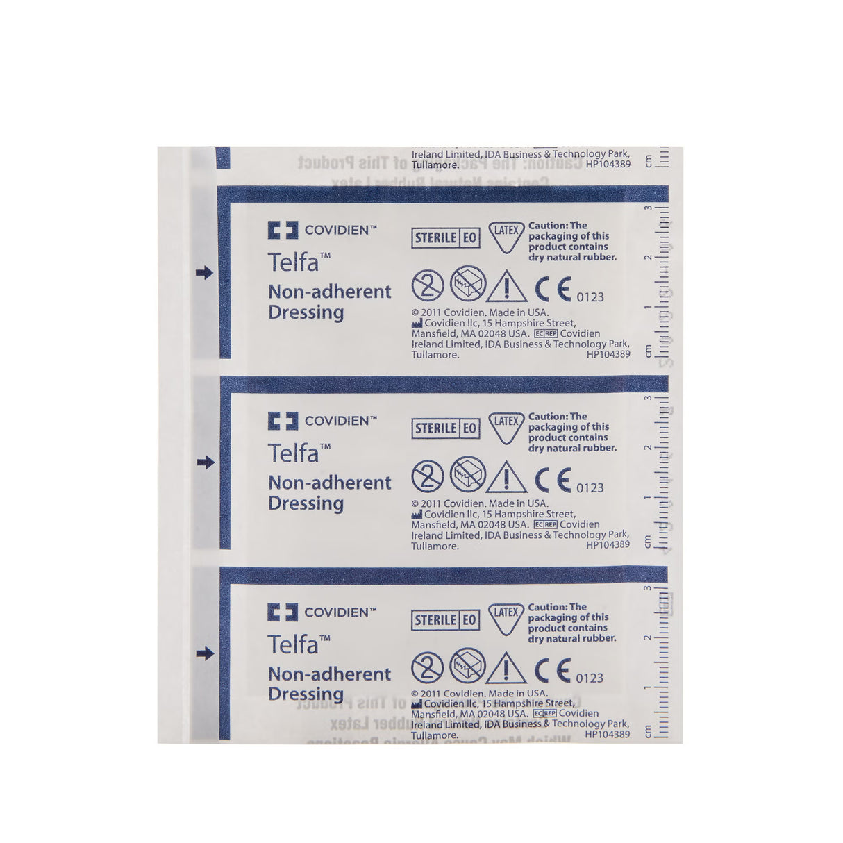 Cardinal Health Telfa Ouchless Nonadherent Dressing, 3" x 4" - 2132 - LL Medico