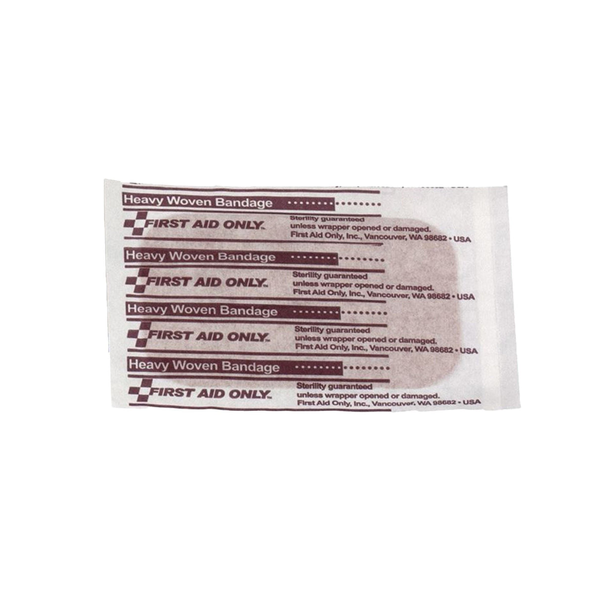 First Aid Only Tan Adhesive Strip, 2 x 3 Inch