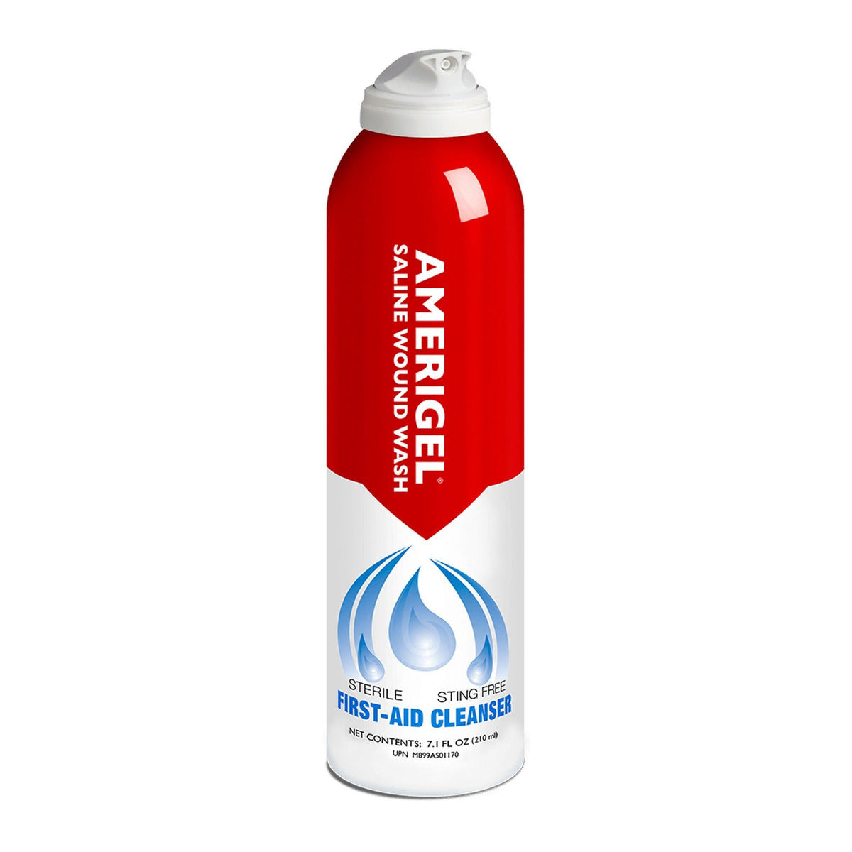 Amerigel Wound Wash, Sodium Chloride Wound Cleanser, Sterile, 7.1 oz Spray Can - A50117 - LL Medico