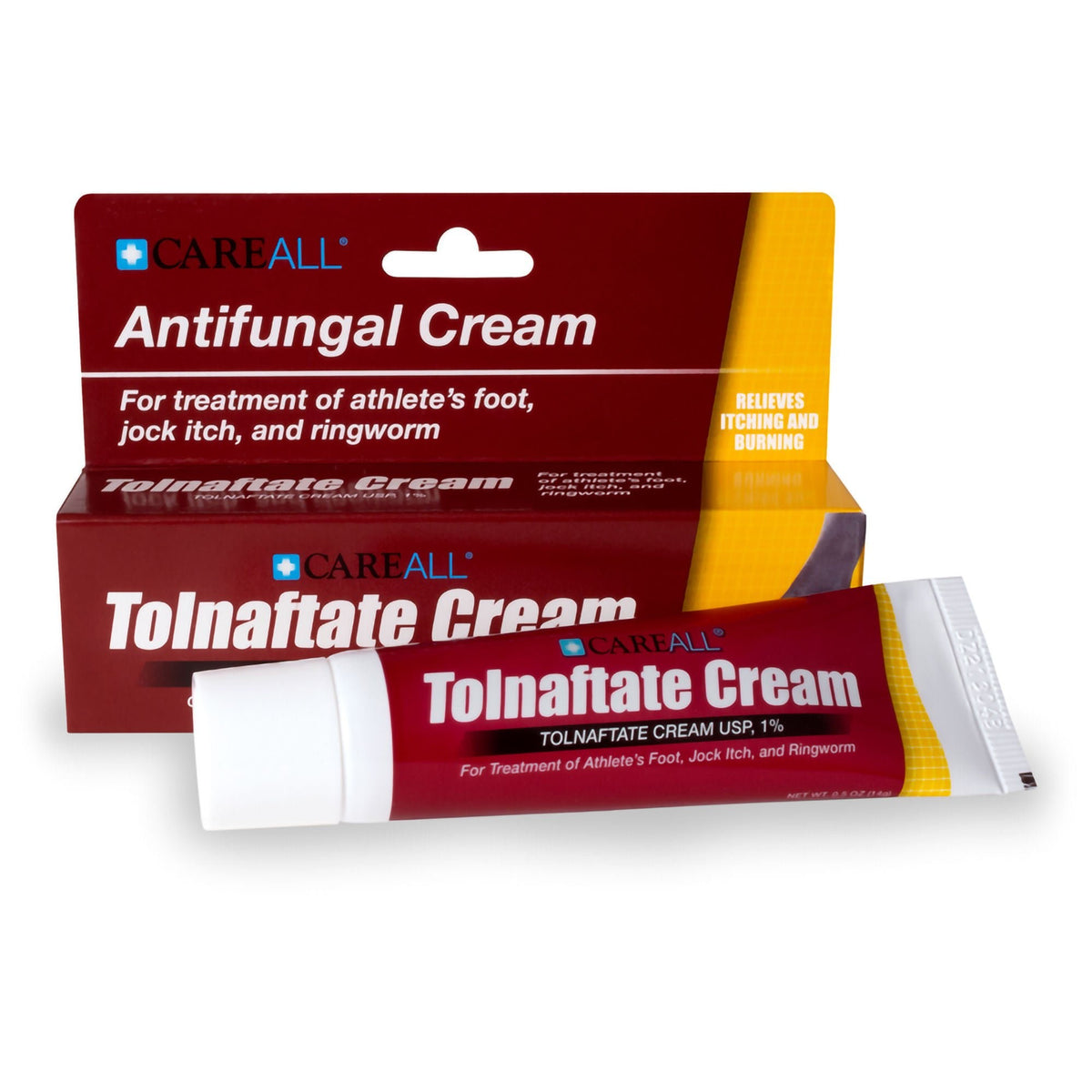 CareALL Tolnaftate Antifungal Cream, 1%, 0.5 oz Tube - AF5 - LL Medico
