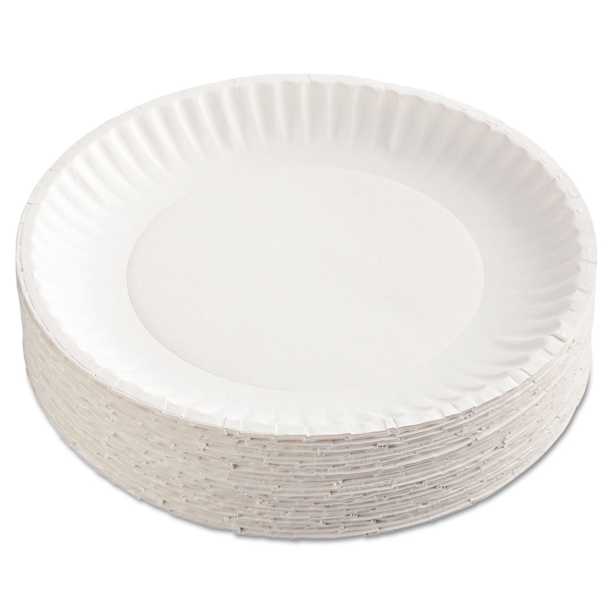 AJM Nature's Own Green Label, Paper Plate, White, Paper - AJMPP9GRAWH - LL Medico