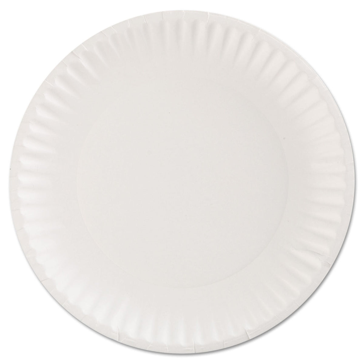 AJM Nature's Own Green Label, Paper Plate, White, Paper - AJMPP9GRAWH - LL Medico