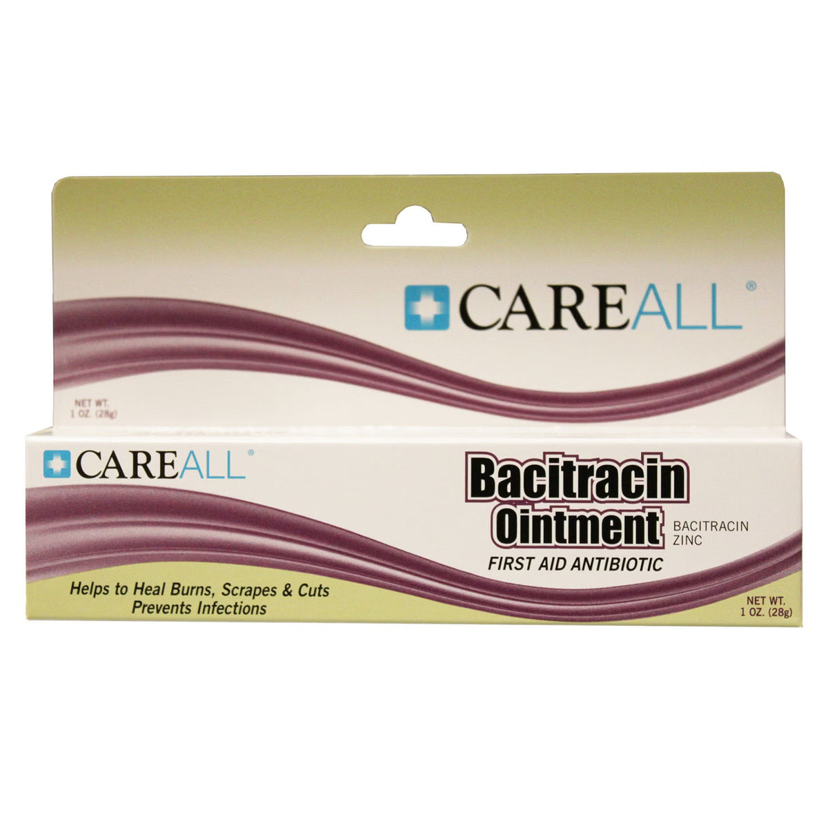 CareALL Bacitracin, First Aid Antibiotic Ointment, 1 oz Tube - BAC1 - LL Medico