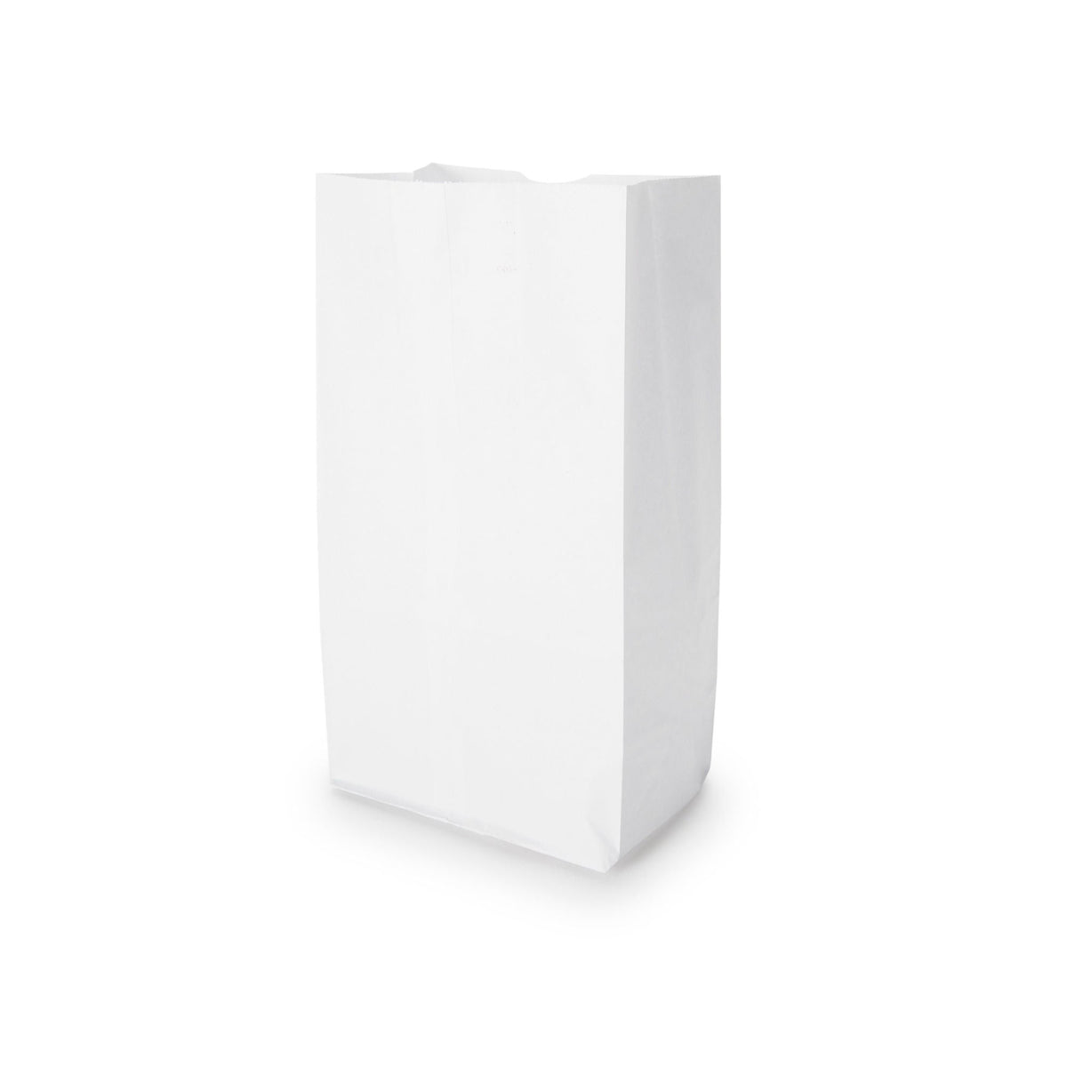 General Grocery Paper Bags, Standard Duty, #6, 3.63" x 6" x 11.06", White Paper - BAGGW6500 - LL Medico
