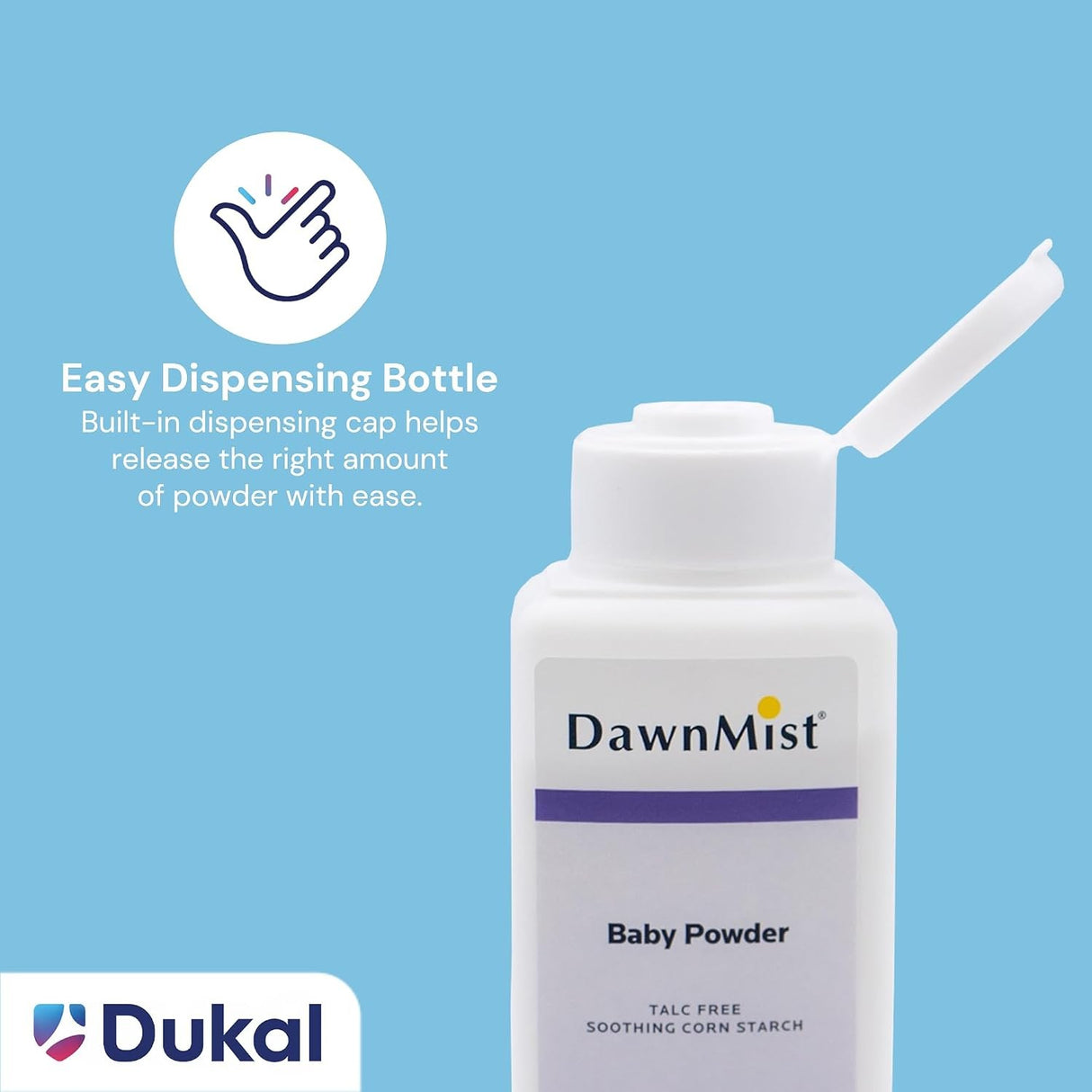 DawnMist Baby Powder, Talc Free, 4 oz