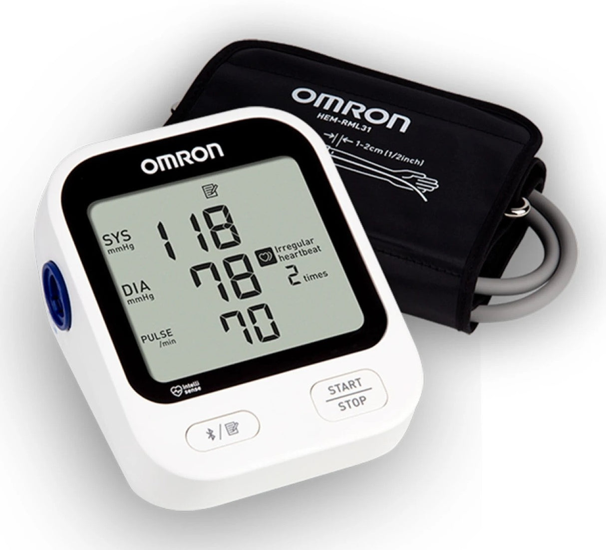 Omron 5 Series Upper Arm Blood Pressure Monitor, Adult Cuff, 9-17"