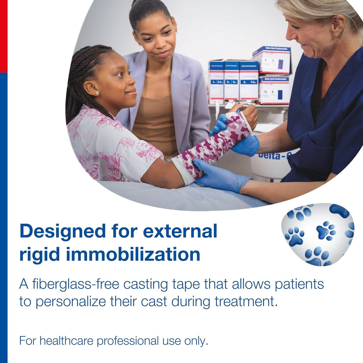 Delta-Cast Prints Cast Tape, Camouflage Print, 3" x 12', Polyester - BSN4003 - LL Medico