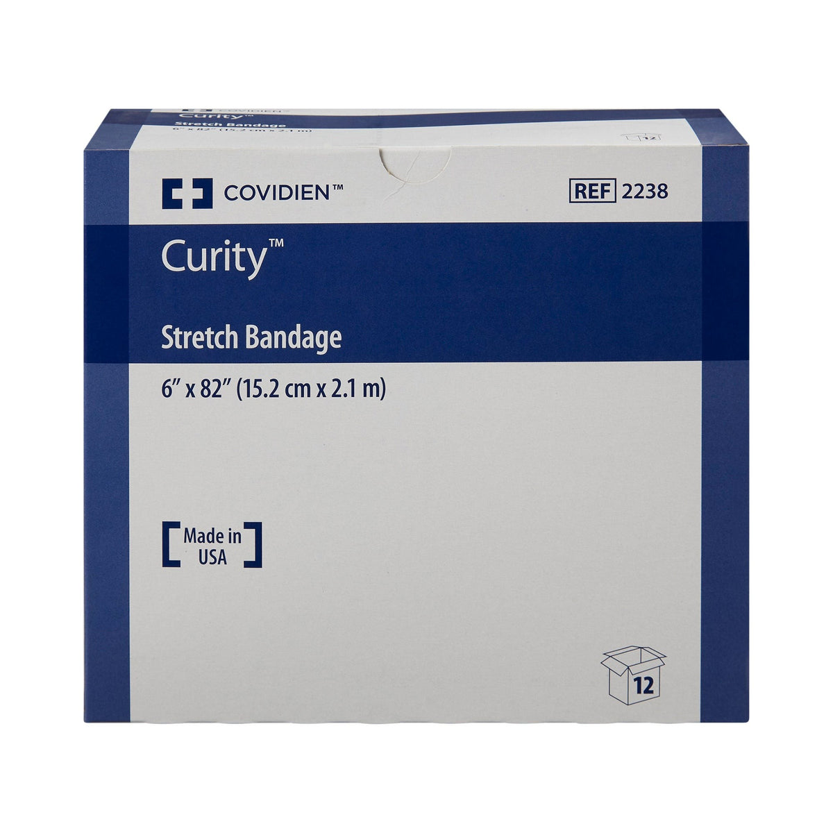 Curity Conforming Bandage, Sterile, 6 x 82", White, Cotton / Polyester, One-Ply - CAR2238- - LL Medico