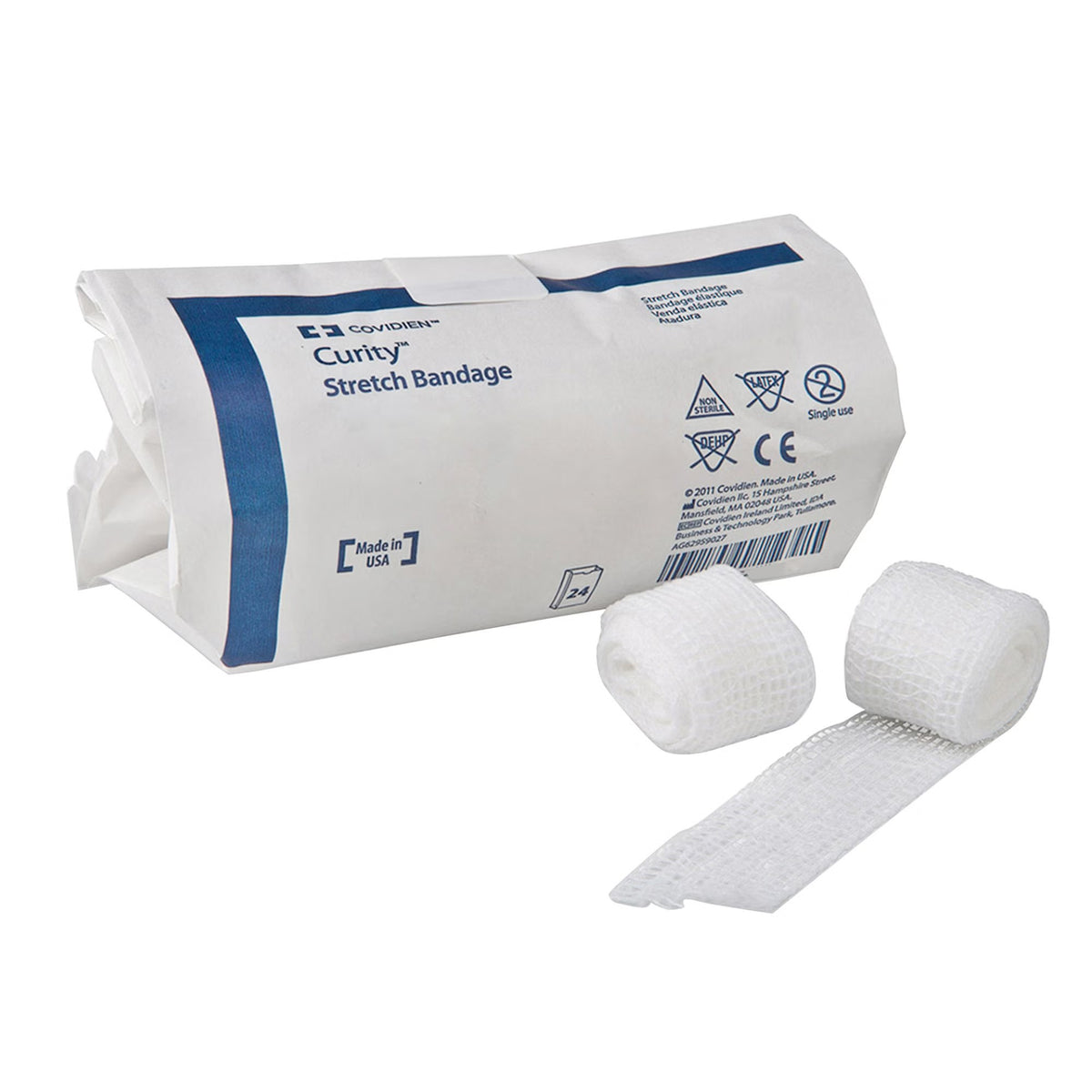 Curity Conforming Bandage, Sterile, 6 x 82", White, Cotton / Polyester, One-Ply - CAR2238- - LL Medico