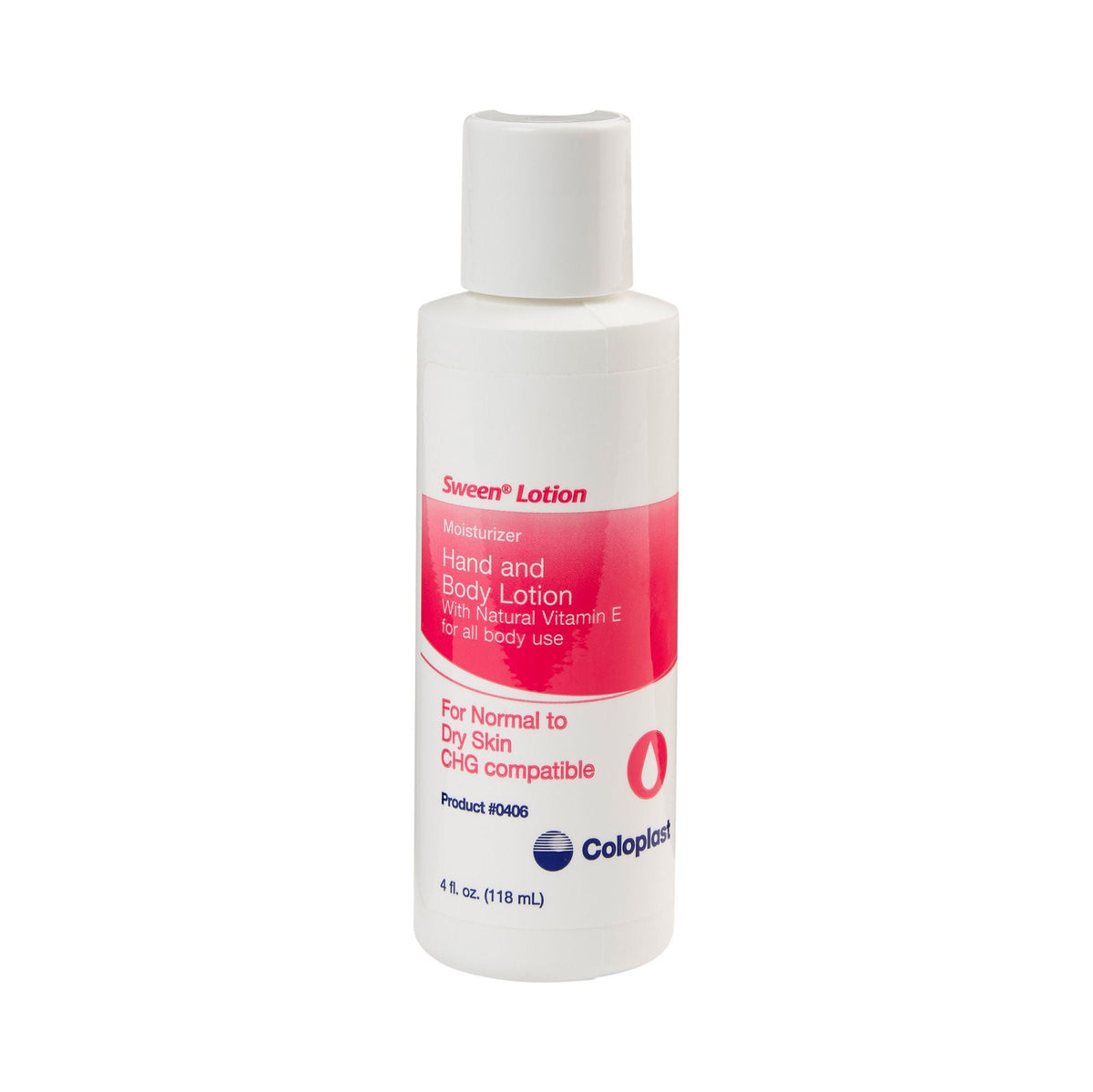 Sween Moisturizer Hand and Body Lotion with Natural Vitamin E, 4 oz. Bottle