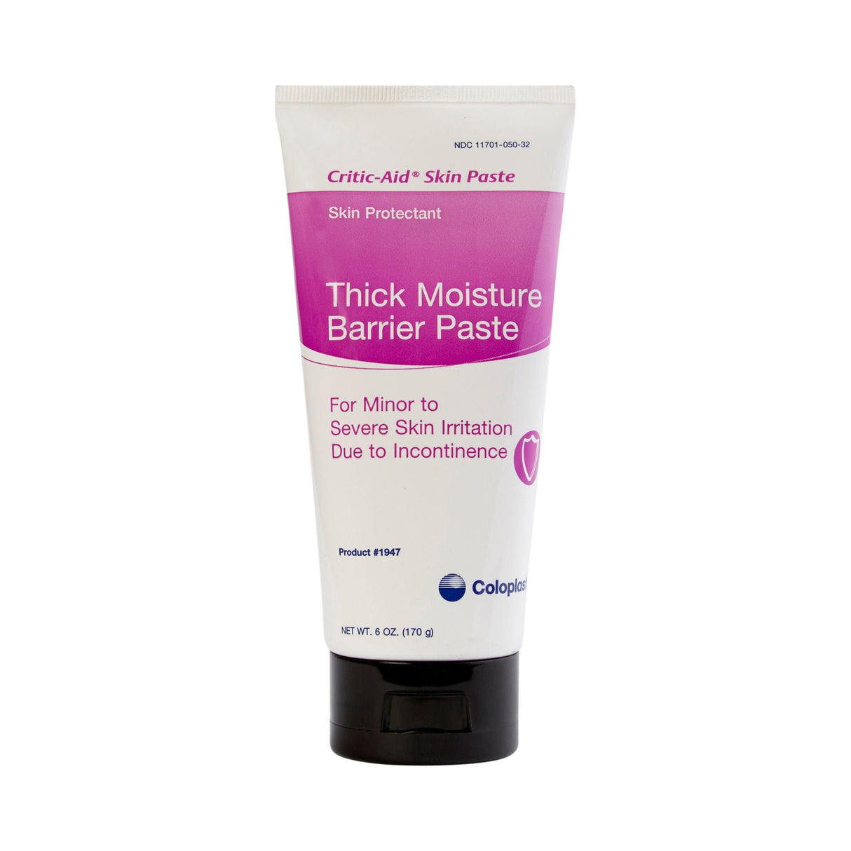 Medline Critic-Aid Skin Protectant Thick Moisture Barrier Paste, 6-ounce Tube