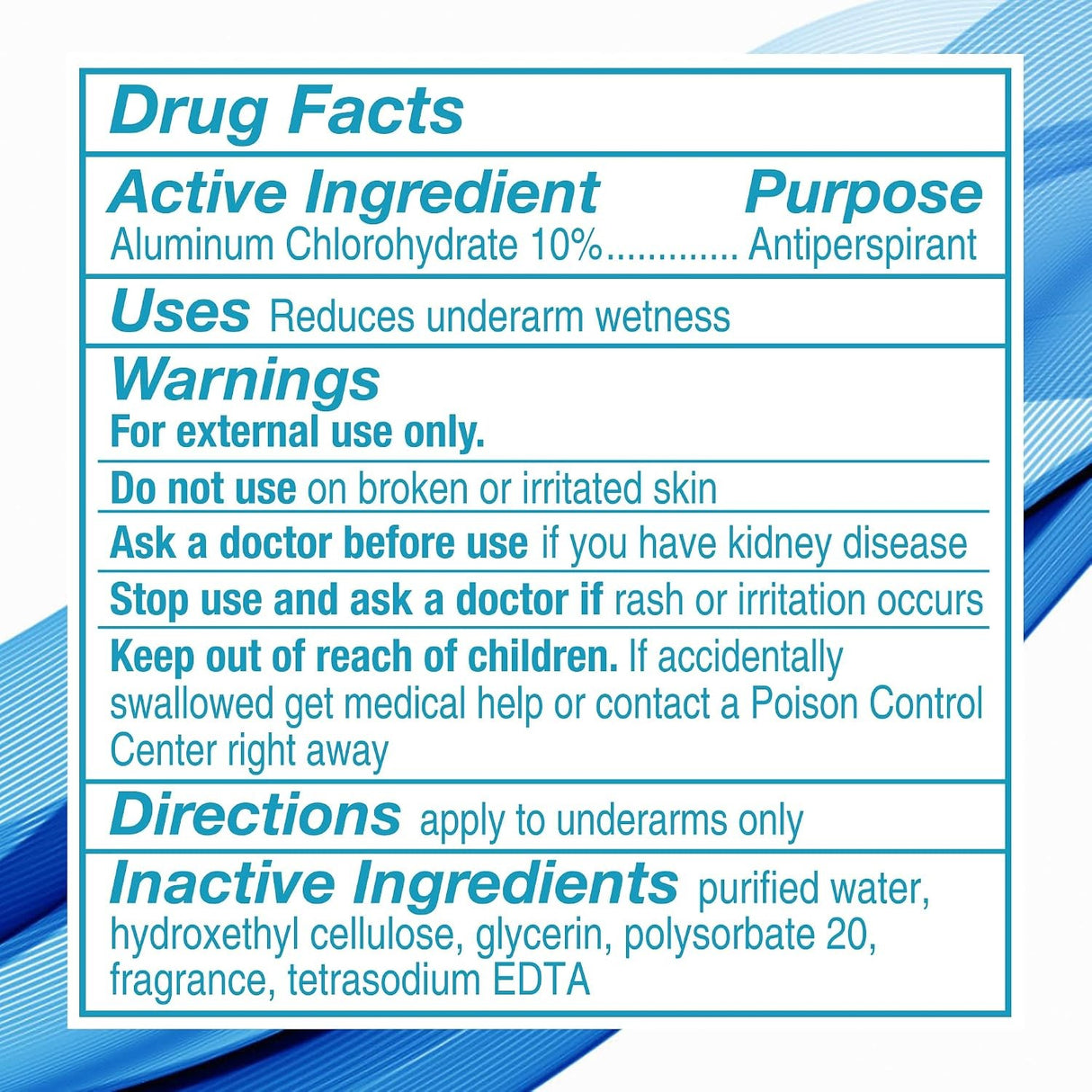 Freshscent Alcohol-Free Roll-On Antiperspirant Deodorant, Unscented, 1.5 fl oz