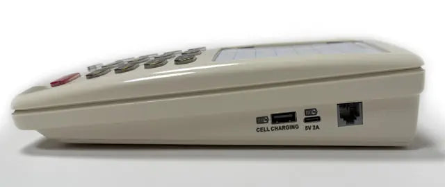 Med-Pat D520U Corded Phone with USB-A & USB-C Charging