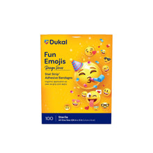 Dukal Fun Emojis Design Series Stat Strip Adhesive Bandages, Sterile, 3/4 x 3 Inch