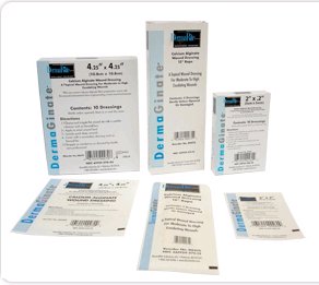 DermaGinate Alginate Dressing, 4-1/4 x 4-1/4 Inch