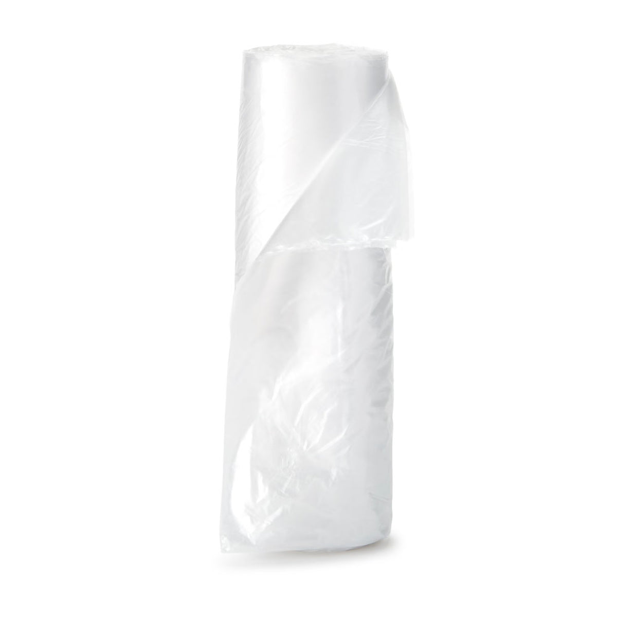 McKesson Light Duty Trash Bag, Clear, 10 gal, 5 Mic, 24 x 24", HDPE, Star Seal Bottom, Coreless Roll - EC2424N - LL Medico