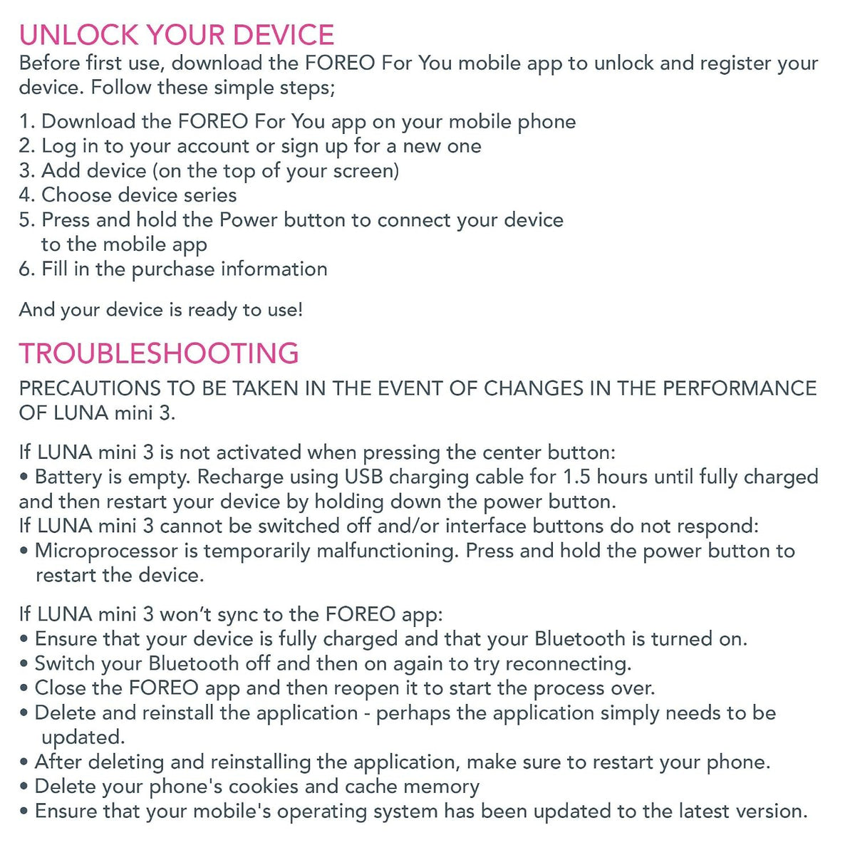 LUNA 4 Facial Cleansing Device for Sensitive Skin