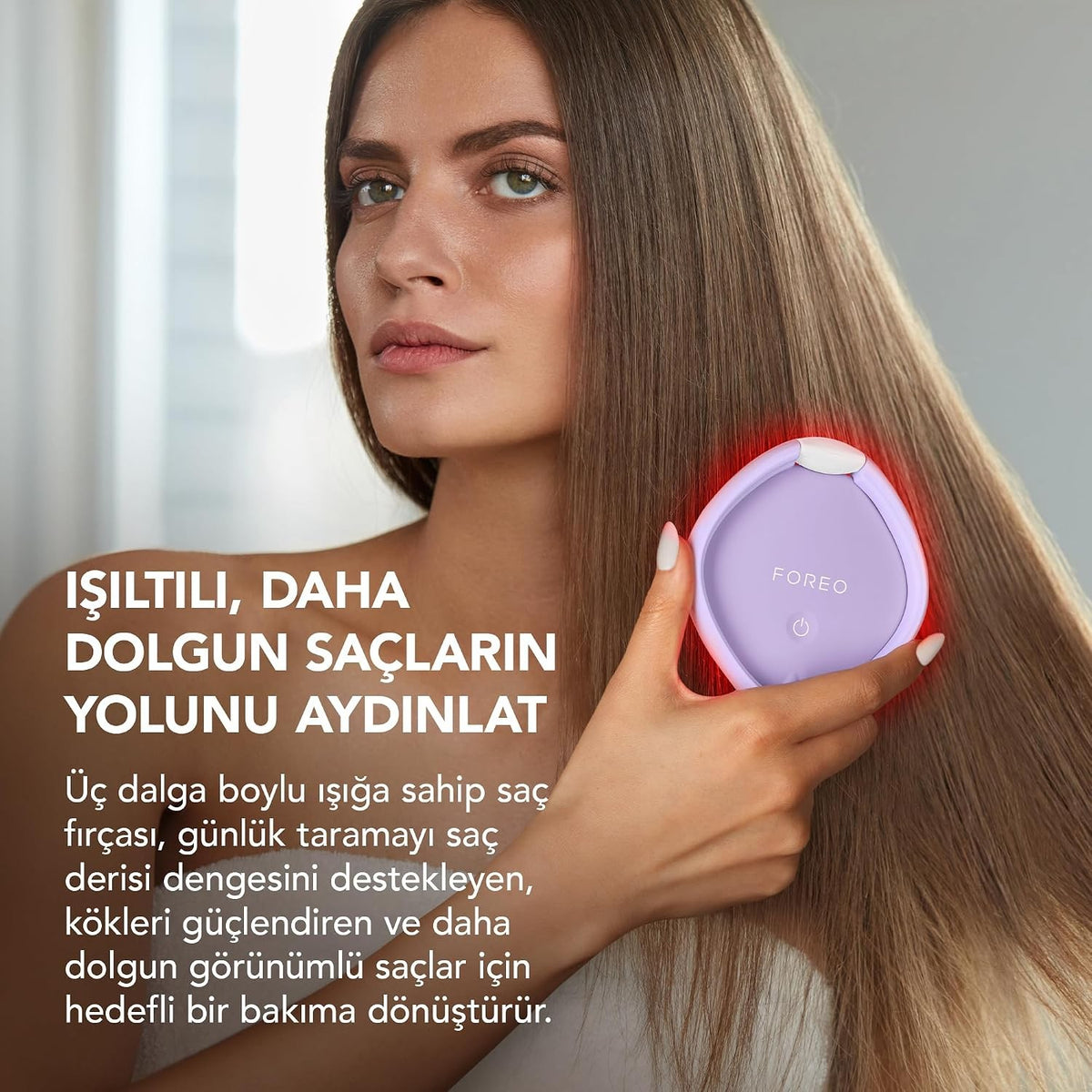 FLIP Red Hairbrush