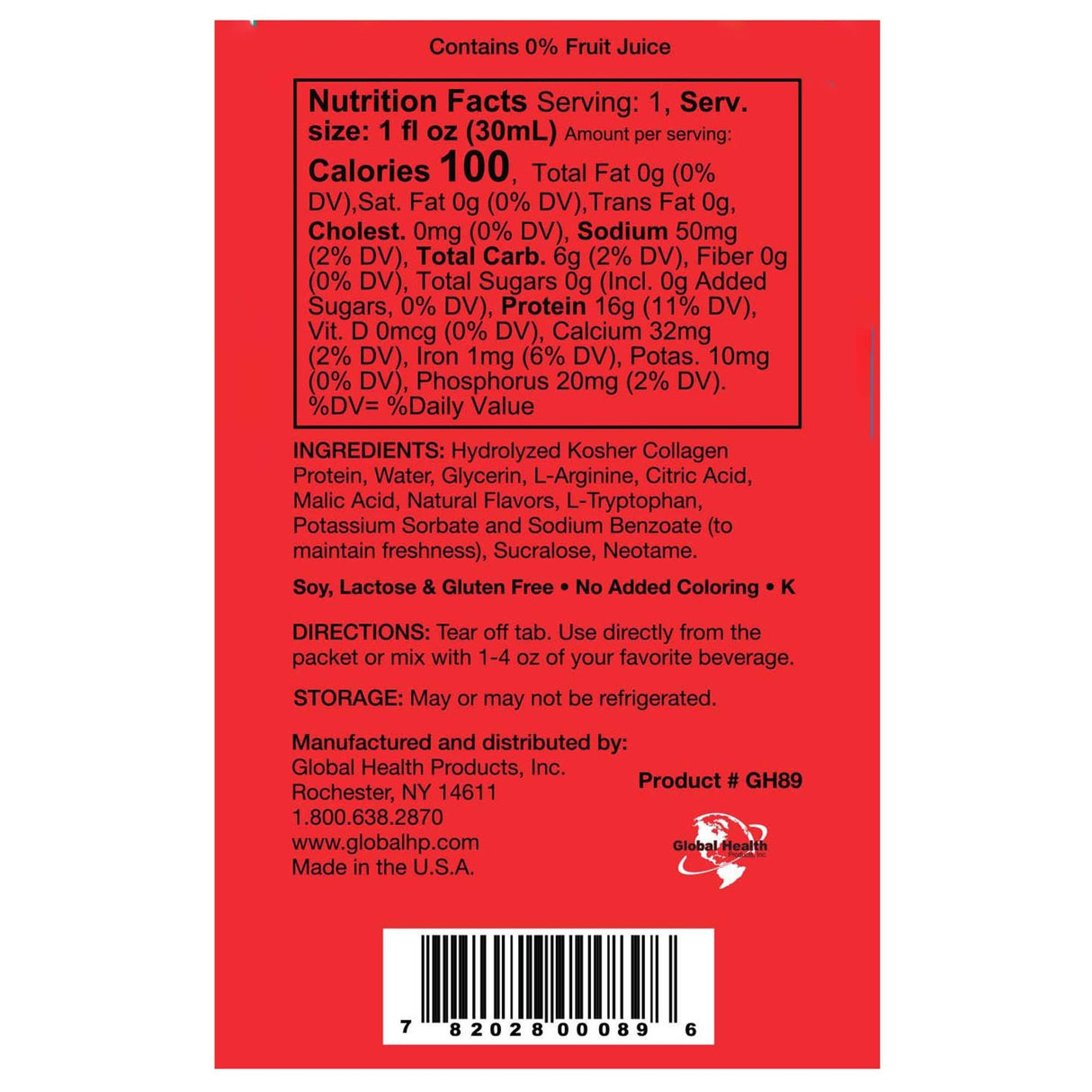 LiquaCel Concentrated Liquid Protein, Apple, 1 oz