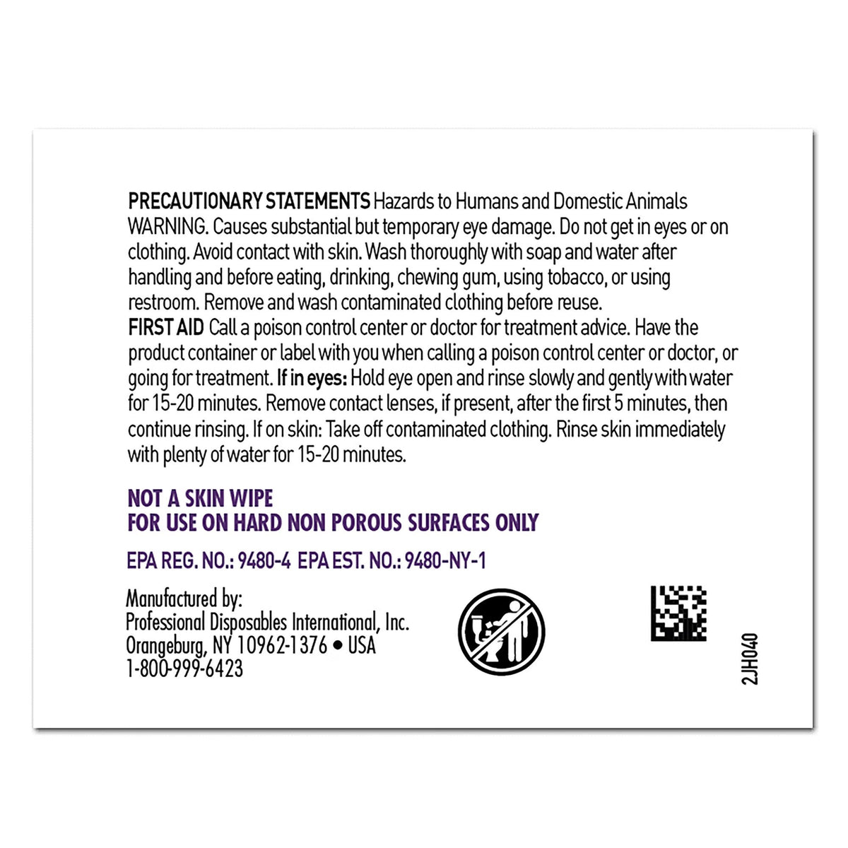 Super Sani-Cloth Germicidal Disposable Wipes, Premoistened Surface Disinfectant Cleaner, 5 x 8", Individual Packets, Nonsterile - H04082 - LL Medico