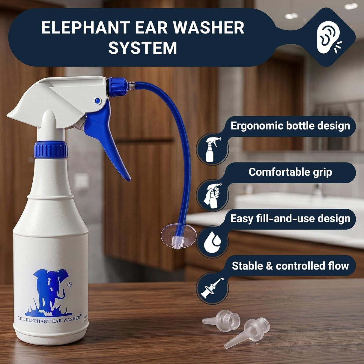 Doctor Easy Hose Adapter for Elephant Ear Washer