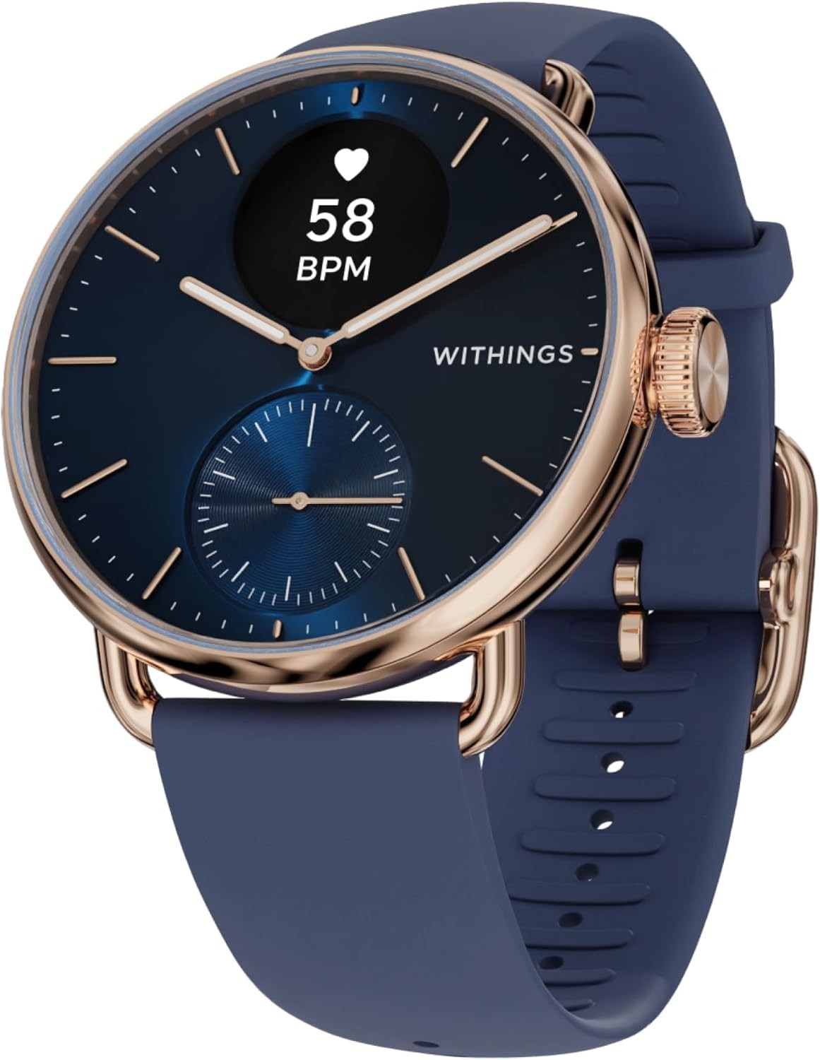 Withings ScanWatch 2 Hybrid Smartwatch, Black, 42mm